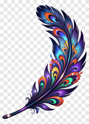 Colorful Feather PNG