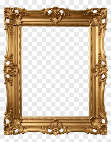 Ornate Gold Frame PNG