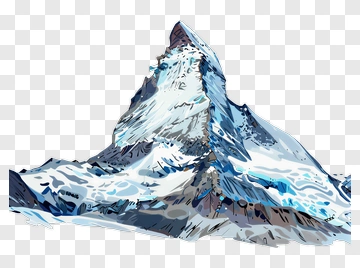 Hand Drawn Mountain Peak PNG