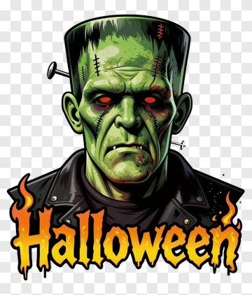 Frankenstein Halloween PNG