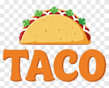 Taco With Lettuce And Sauce PNG