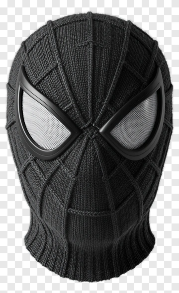 Knitted Spider-Man Mask PNG
