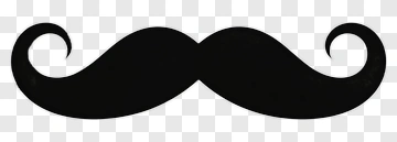 Black Mustache PNG