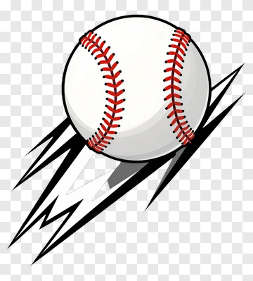 Baseball In Motion PNG