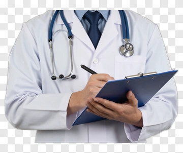 Doctor Holding Clipboard PNG