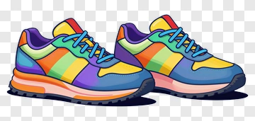 Rainbow Sneakers PNG