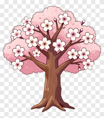Cherry Blossom Tree PNG