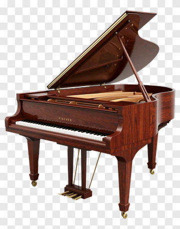 Fischer Grand Piano PNG