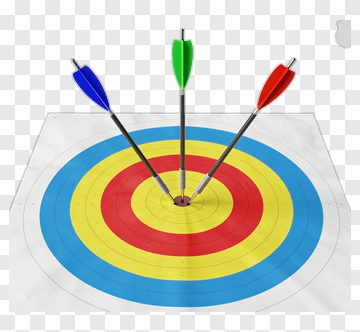 Three Arrows In The Target PNG