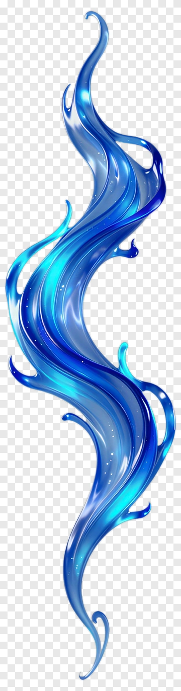 Blue Water Wave PNG