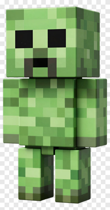 Creeper Minecraft Figure PNG