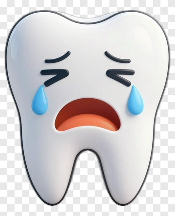 Crying Tooth With Tears PNG