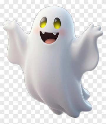 Cute Cartoon Ghost PNG