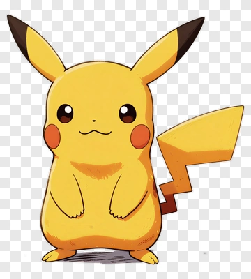 Pikachu Cartoon Character PNG