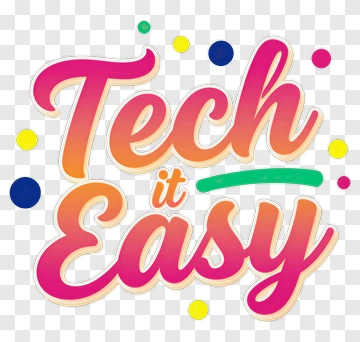 Tech It Easy Logo Design PNG