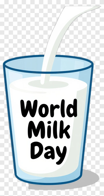 World Milk Day Milk Glass PNG