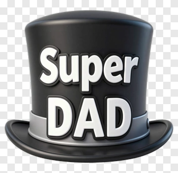 Super DAD Top Hat PNG