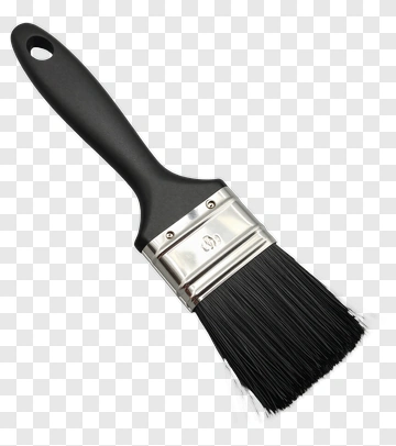 Black Paintbrush PNG