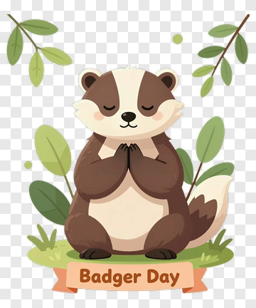 Badger Day Celebration PNG