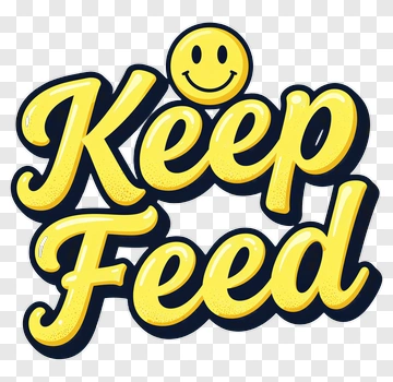 Keep Feed With Smiley Logo PNG