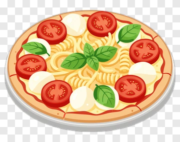 Delicious Pizza With Fresh Ingredients PNG