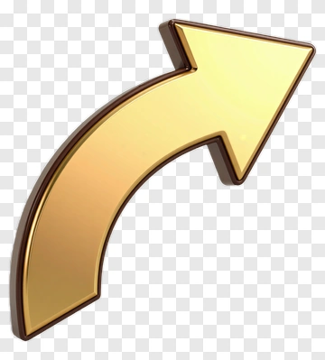 Gold Arrow PNG