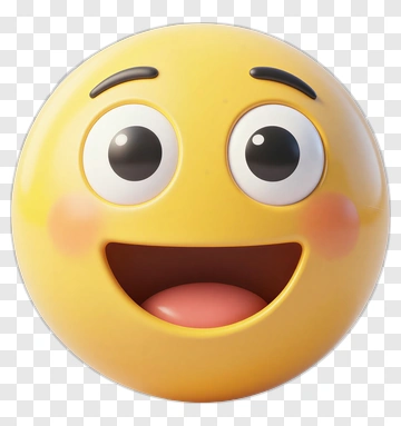Smiling Emoji With Wide Eyes And Blush PNG