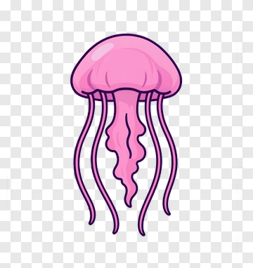 Pink Jellyfish PNG