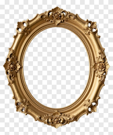 Gold Ornate Frame PNG