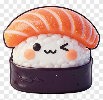 Sushi Anime Character PNG
