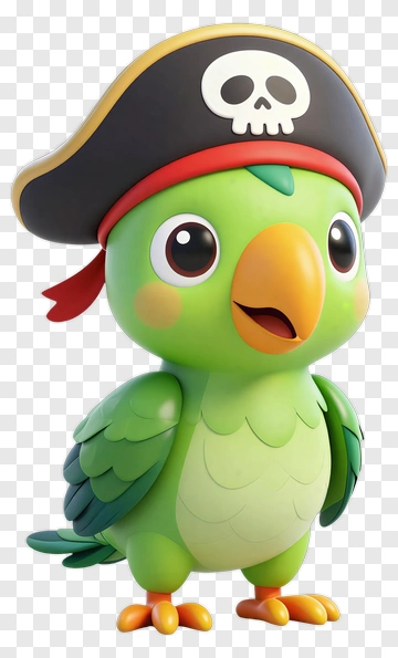 Pirate Parrot PNG