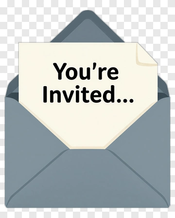Invitation Envelope PNG