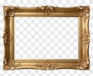 Gold Ornate Frame PNG