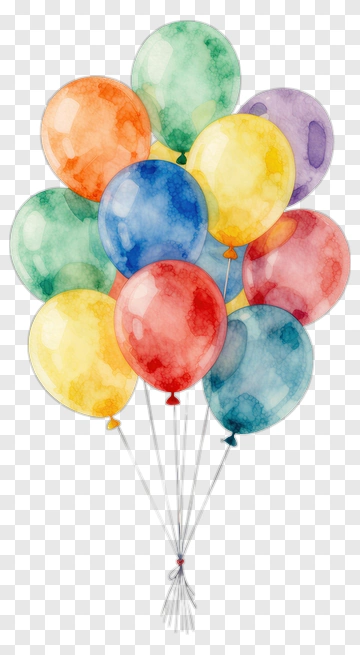 Colorful Balloons PNG