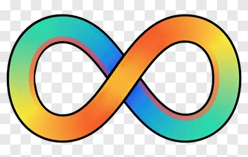 Infinity Symbol Rainbow Gradient PNG