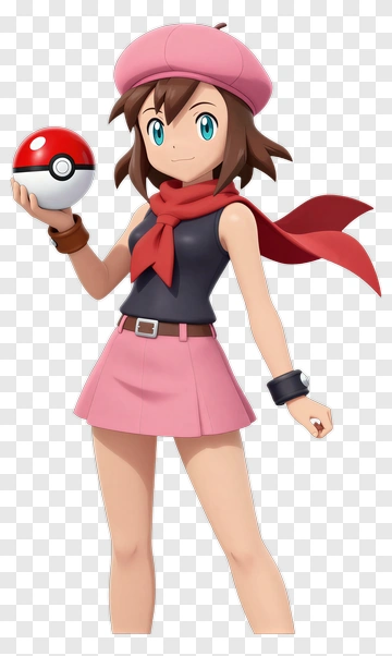 Misty Holding A Pokeball PNG