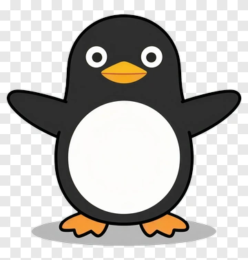 Cute Cartoon Penguin PNG