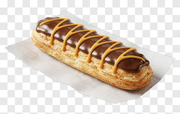 Chocolate And Cream Eclair PNG