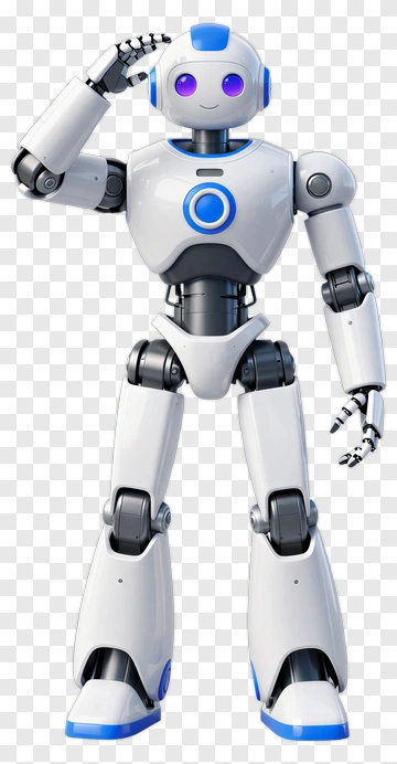 Friendly AI Robot PNG