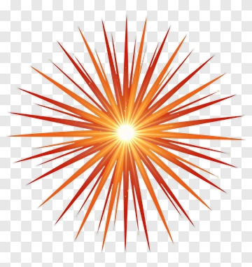 Radiant Explosion PNG