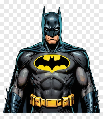 Batman In Classic Costume PNG