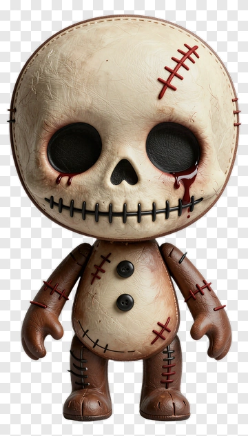 Stuffed Skeleton Toy PNG