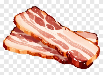 Crispy Bacon Slices PNG