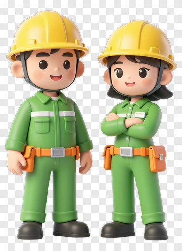 Construction Worker Team PNG
