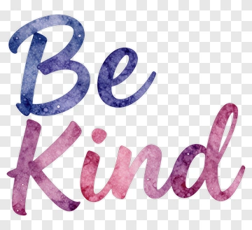 Be Kind PNG