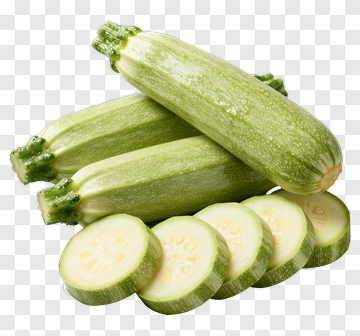 Fresh Zucchini Slices PNG