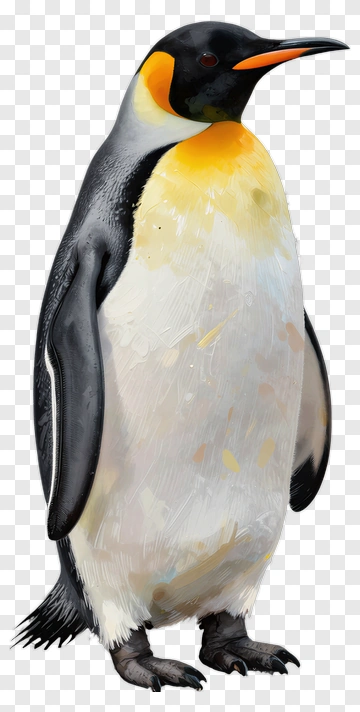 Emperor Penguin Standing PNG