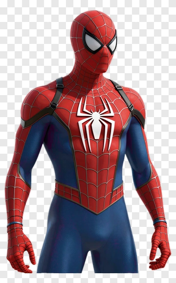 Spider-Man In Red And Blue Suit PNG