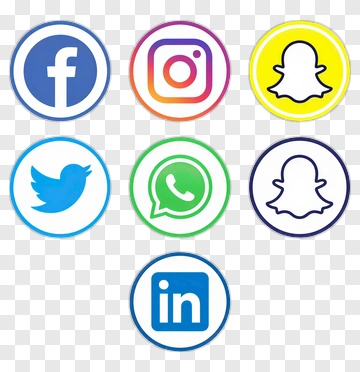 Social Media Platform Icons PNG
