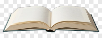 Open Book With Blue Cover PNG